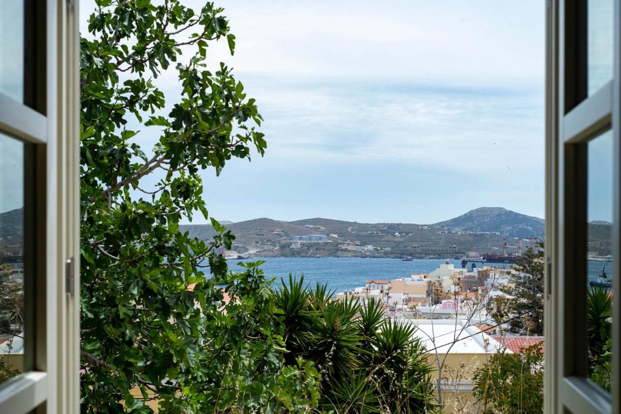 Villa Maria-Syros Ermoupoli Bagian luar foto